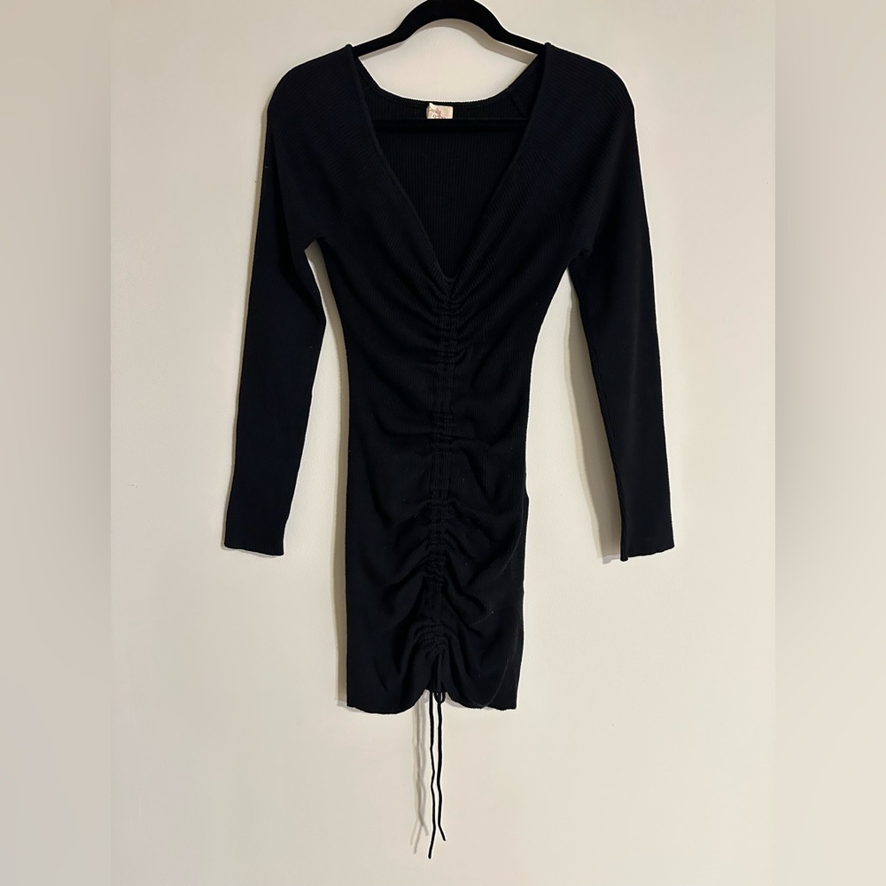 Camila Coelho Black Ciara Sweater Dress